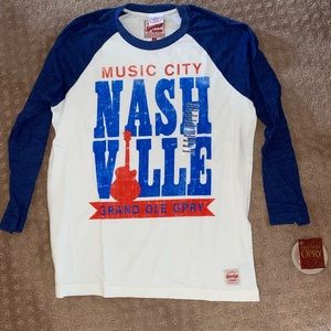 NWT baseball shirt 3 quarter sleeve